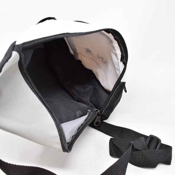 LAN Airlines Crossbody Bag Unisex Backpack Black White Fly South America Swag - Picture 10 of 13